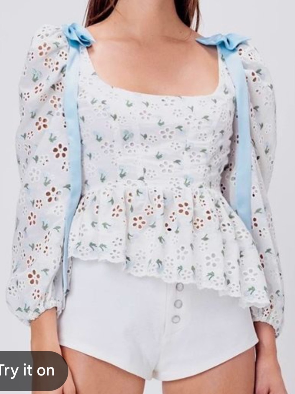 For Love & Lemons Wild Cherry Blouse
